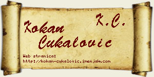 Kokan Čukalović vizit kartica